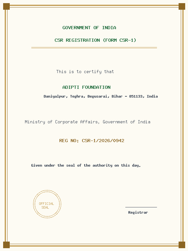 CSR-1 Corporate Funding Eligibility